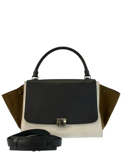 Celine Trapeze 2way Handbag (authentic Pre-loved) In Multi