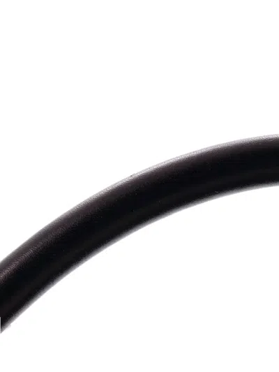 Pre-owned Celine Trapeze Bag Crocodile Embossed Leather Medium Satchel In Black