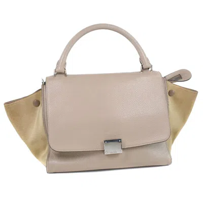 Pre-owned Celine Trapèze Leather Handbag () In Multi