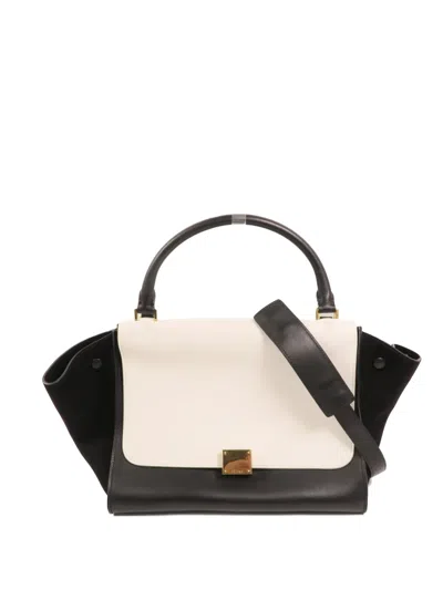Pre-owned Celine Trapeze Shoulder Bag In Black