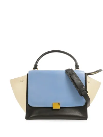 Celine Trapeze Shoulder Bag In Multi