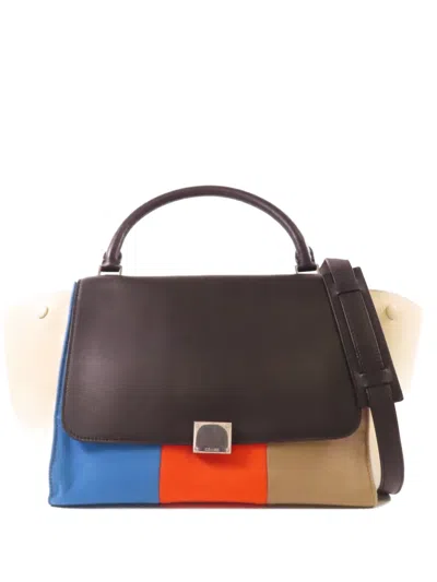 Pre-owned Celine Trapeze Tote Bag In Brown