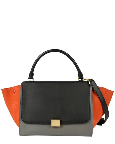 Celine Trapeze Tote Shoulder Bag (authentic Pre-loved) In Multi