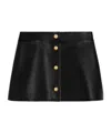 Celine Trapezoidal Mini Skirt In Black