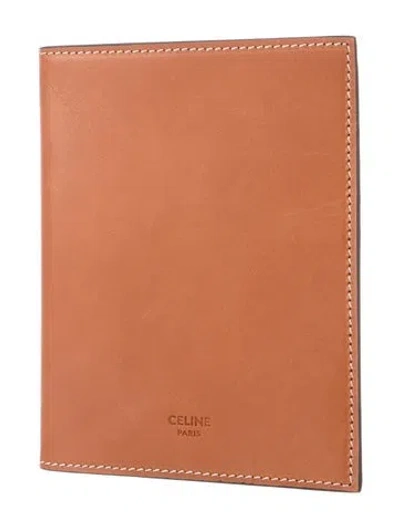 Pre-owned Celine Travel Passport Holder In Brown
