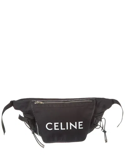 Celine Trekking Nylon Belt Bag In Black