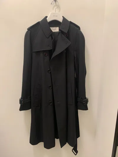 Pre-owned Celine Trench Classique 8 Bts In Black