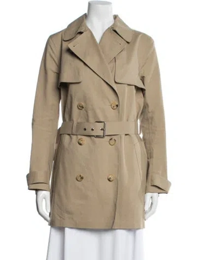 Pre-owned Celine Trench Coat In Brown