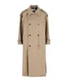 Celine Long-sleeved Coat In Brown
