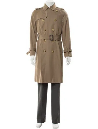 Pre-owned Celine Trench Coat In Neutral