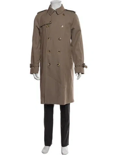 Pre-owned Celine Trench Coat In Neutral
