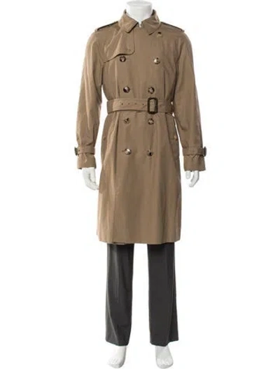 Pre-owned Celine Trench Coat In Neutral