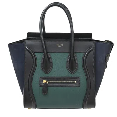 Pre-owned Celine Tricolor Shoulder Luggage Leather Multicolour Leather Tote Bag Bag ()