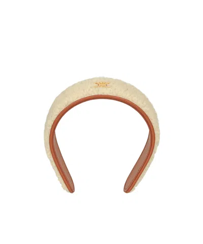 Celine Trimphe Headband In Yellow