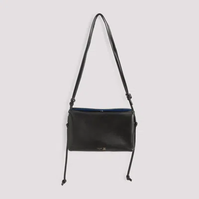 Celine Trio Bag With Flap In Black