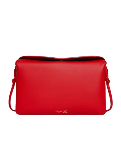Celine Trio Flap In Smooth Lambskin