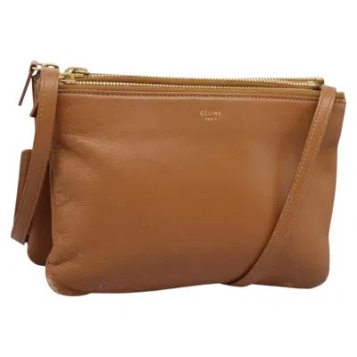 Pre-owned Celine Trio Leather Shoulder Bag ()