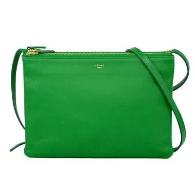 Pre-owned Celine Trio Leather Shoulder Bag ()