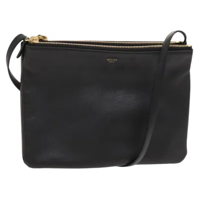 Pre-owned Celine Trio Leather Shoulder Bag ()
