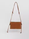 Celine Trio Shoulder Bag Adjustable Strap Knots In Brown