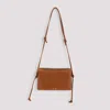 Celine Trio Shoulder Bag Adjustable Strap Knots In Brown