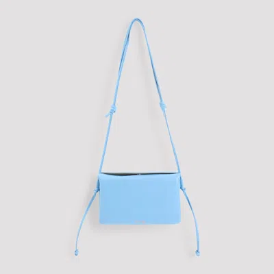 Celine Trio Shoulder Handbag In Lambskin Leather (22.5cm X 13cm X 3.5cm) In Blue