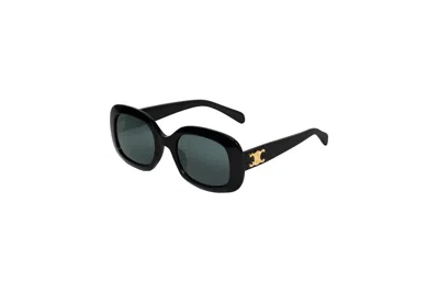Pre-owned Celine Triomphe 01 Sunglasses Black (4s262cplb.38no)