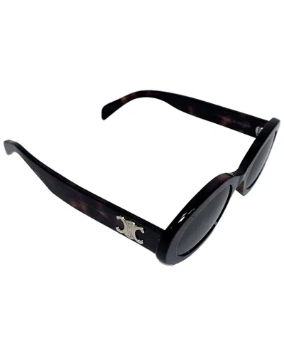 Pre-owned Celine Triomphe 01 Tortoiseshell Sunglasses (authentic Pre-loved)