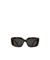 Celine Triomphe 04 Acetate Sunglasses In Brown