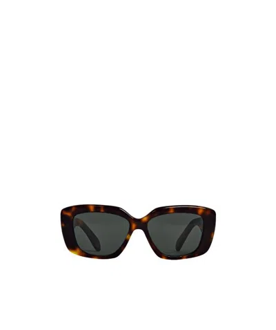 Celine Triomphe 04 Acetate Sunglasses In Brown