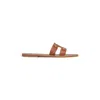 Celine Woman Sandals Brown Size 11 Calfskin