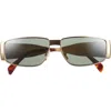 Celine Triomphe 06 59mm Rectangular Sunglasses In Multi