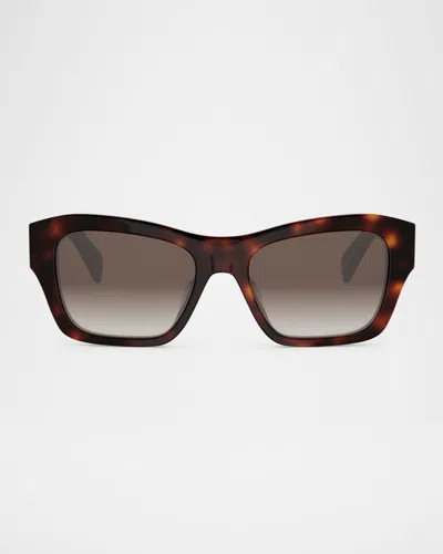 Celine Triomphe 09 Acetate Butterfly Sunglasses In Multi