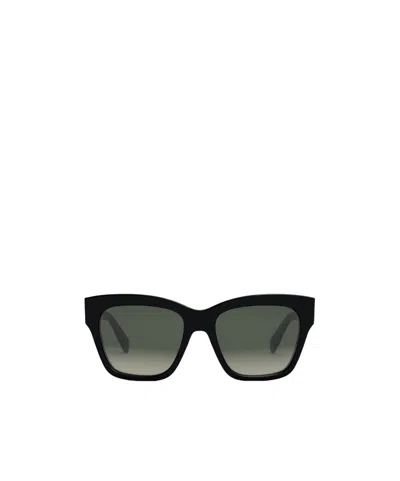Celine Triomphe 09 Cat-eye Sunglasses In Black