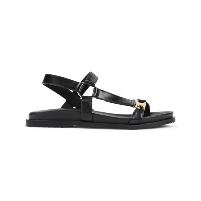 Celine Maud Triomphe Leather Sandal In Transparent