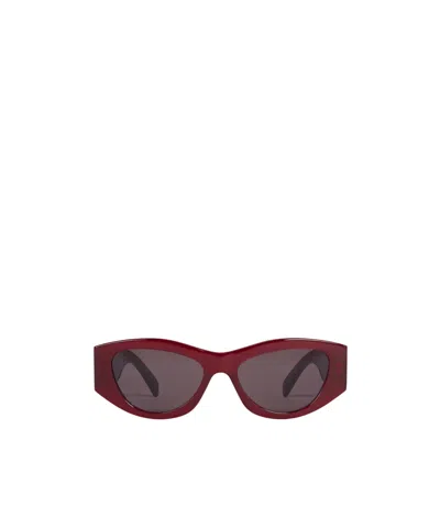 Celine Triomphe 15 Sunglasses In Acetate In Burgundy
