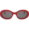 Celine Triomphe 52mm Oval Sunglasses