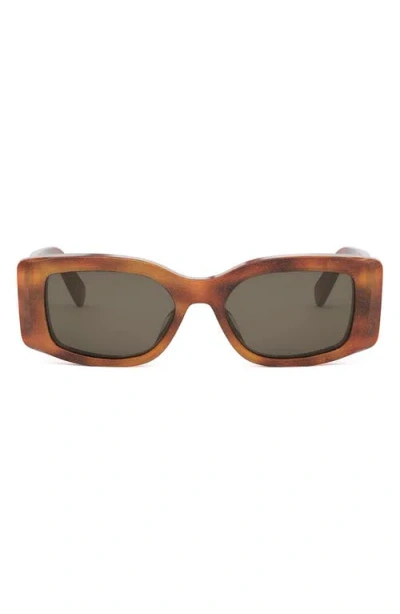 CELINE CELINE TRIOMPHE 53MM RECTANGULAR SUNGLASSES
