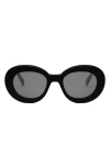 Celine Triomphe 53mm Round Sunglasses