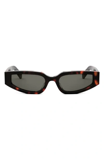 Celine Triomphe 54mm Geometric Sunglasses In Brown