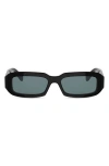 Celine Triomphe 54mm Rectangular Sunglasses In Black