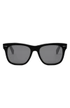 Celine Triomphe 54mm Square Sunglasses In Black