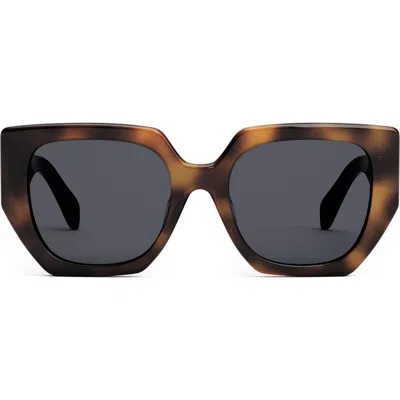 Celine Triomphe 55mm Butterfly Sunglasses In Multi