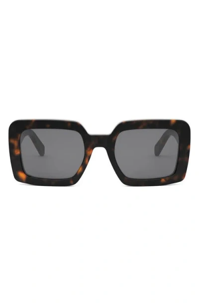 CELINE CELINE TRIOMPHE 56MM SQUARE SUNGLASSES