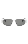 Celine Triomphe 57mm Pilot Sunglasses In Gray