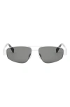 Celine Triomphe 57mm Pilot Sunglasses In Gray