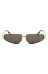 Celine Triomphe 59mm Geometric Sunglasses In Brown