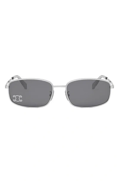 CELINE CELINE TRIOMPHE 60MM RECTANGULAR SUNGLASSES