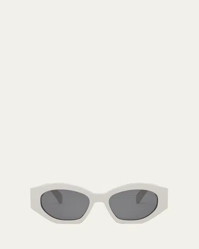Celine Triomphe Acetate Oval Sunglasses