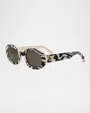 Celine Triomphe Cl40194u 99e In Animal Brown
